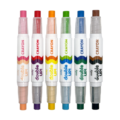 Double Up! Double-Ended Crayons - Set of 6