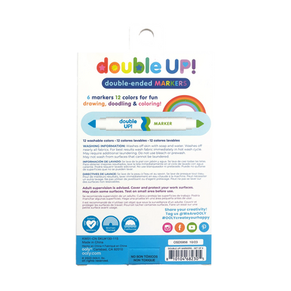 Double Up! Double-Ended Markers - Set of 6