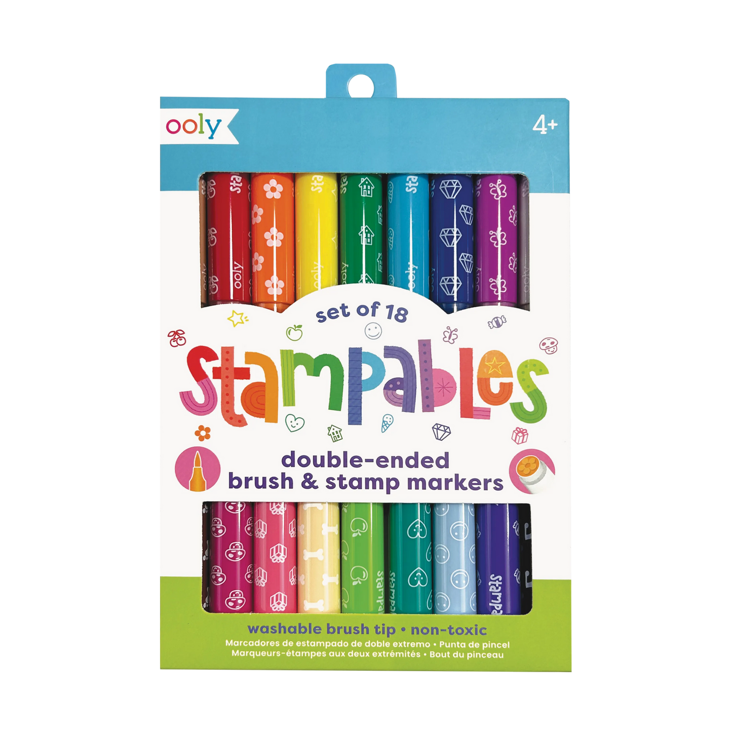 Stampables Double Ended Scented Markers - Set of 18