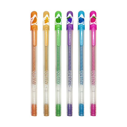 Yummy Yummy Scented Gel Pens - Metallic - Set of 6