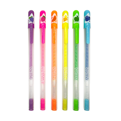 Yummy Yummy Scented Gel Pens - Neon - Set of 6