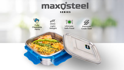 Veigo Maxosteel Medium Lunch Box - Dark Blue | Limited Edition Rainbow