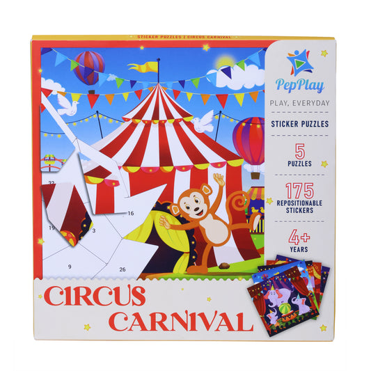 PEPPLAY STICKER PUZZLE - CIRCUS CARNIVAL