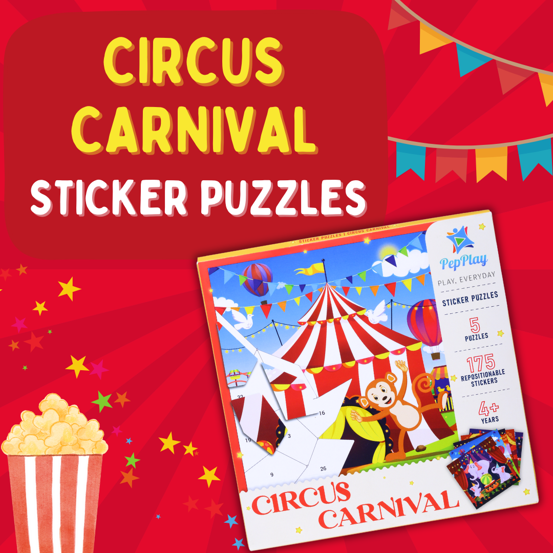 PEPPLAY STICKER PUZZLE - CIRCUS CARNIVAL