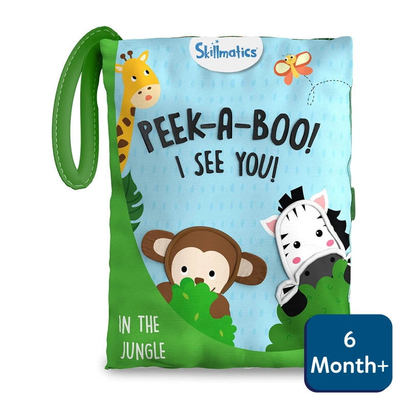 Peek-A-Boo: Jungle Theme | Interactive Soft Cloth Book