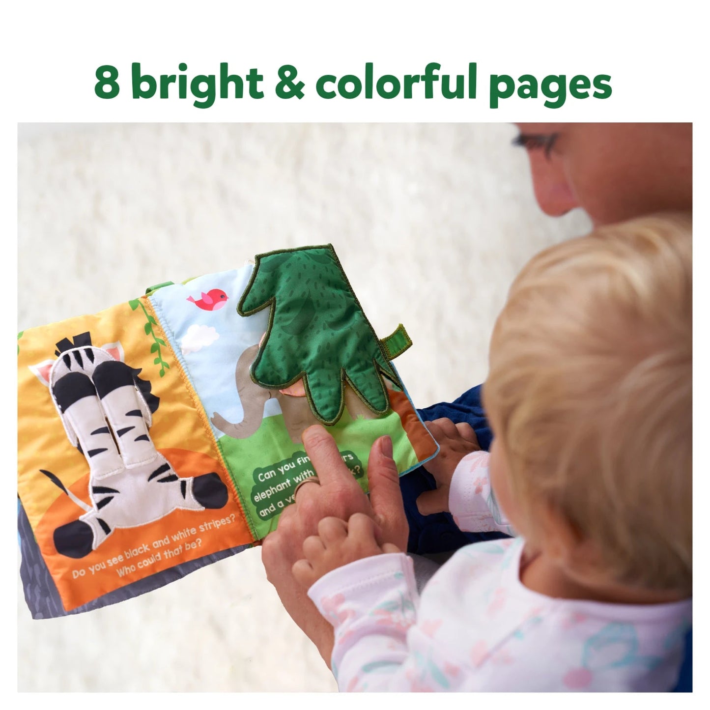 Peek-A-Boo: Jungle Theme | Interactive Soft Cloth Book