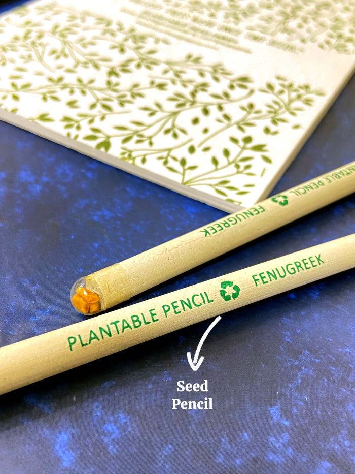 Plantable Stationery - Canvas Pouch, Seed Pen & Pencil