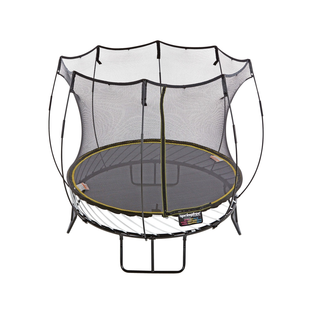 Springfree Compact Round Trampoline With Enclosure