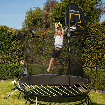 Springfree Compact Round Trampoline With Enclosure