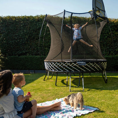 Springfree Compact Round Trampoline With Enclosure