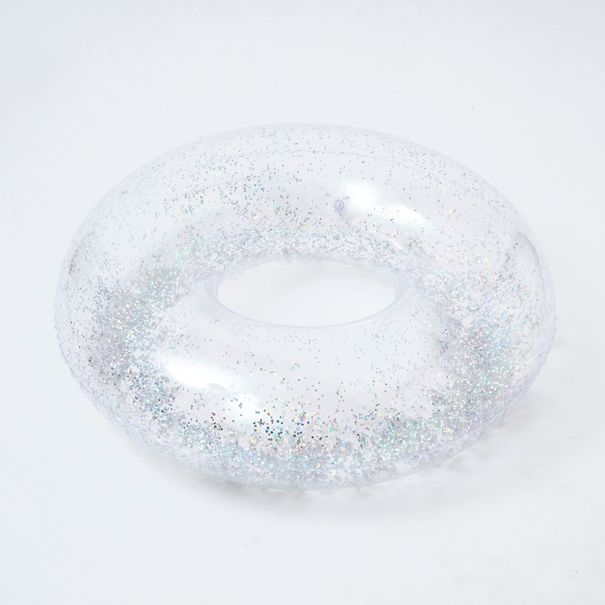 SUNNYLiFE transparent inflatable Pool Ring Glitter