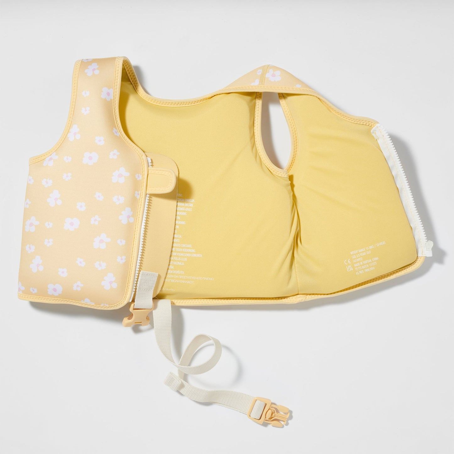 Kids Swim Vest 2-3 Princess Swan Buttercup