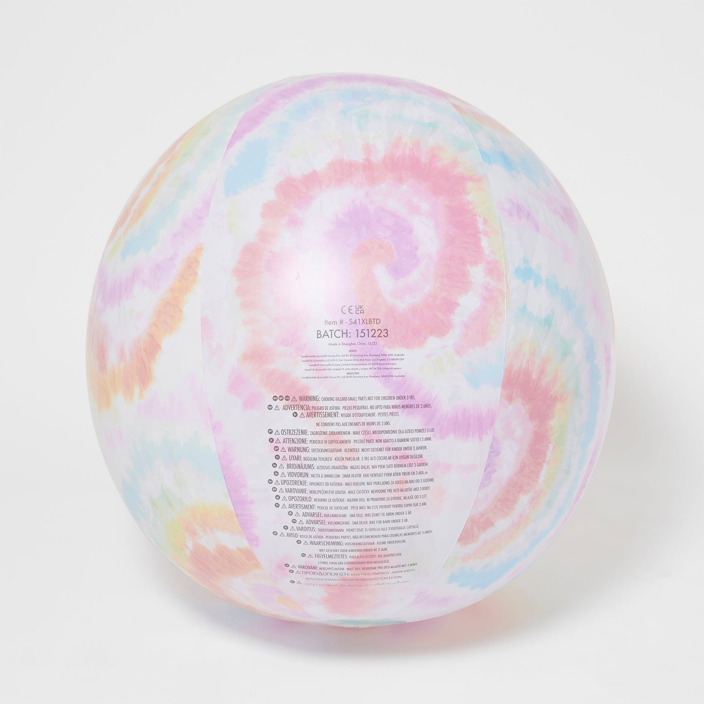 Giant Inflatable Beach Ball Tie Dye Tie Dye