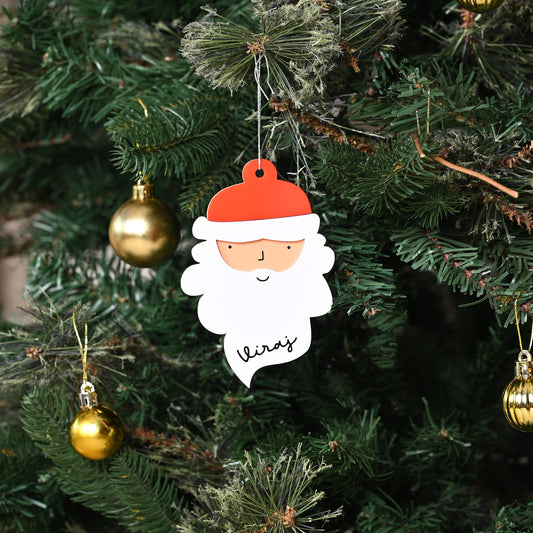 Personalised Layered Ornament | Santa