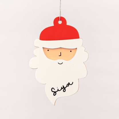 Personalised Layered Ornament | Santa