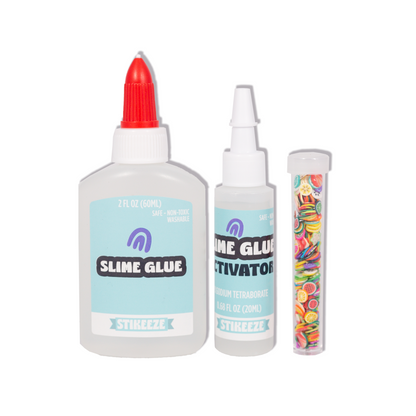 Stikeeze Make-it-Slime | Clear Fruit Confetti