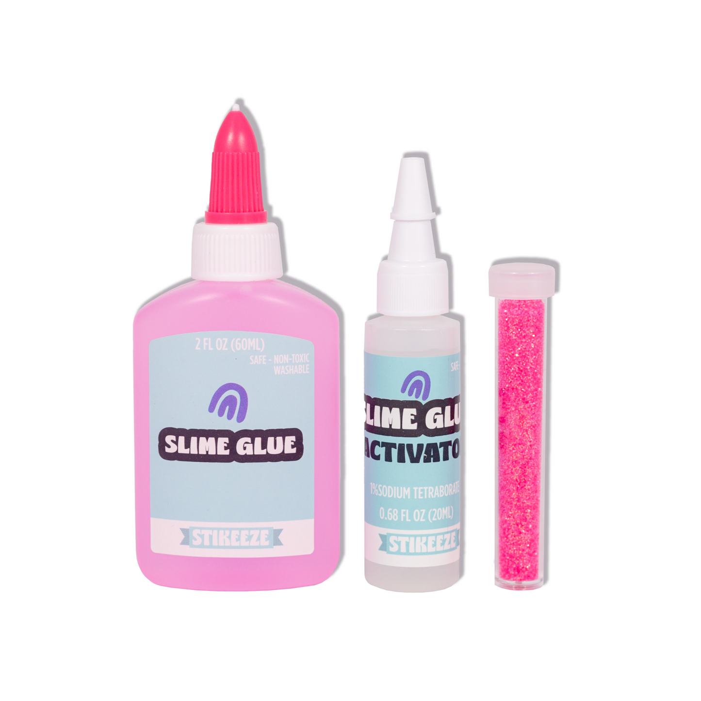 Stikeeze Make-it-Slime | Glitter Pink