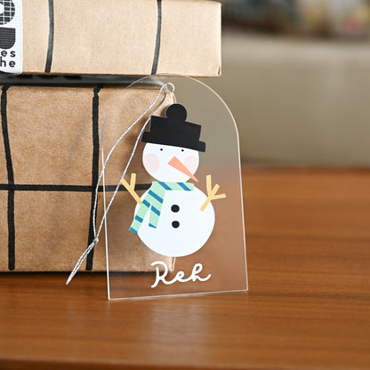 Personalised Printed Ornament | Snowman