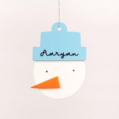 Personalised Layered Ornament | Snowman