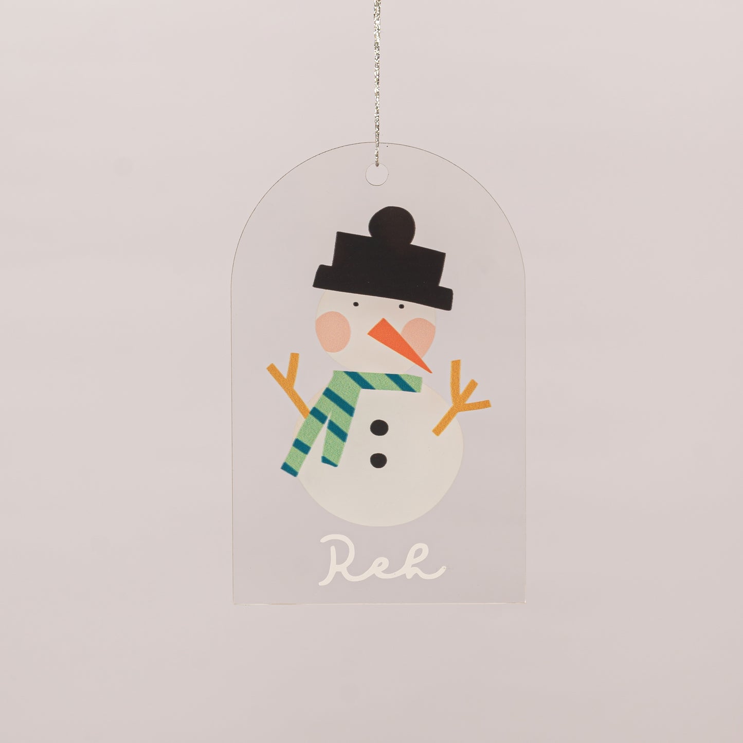 Personalised Printed Ornament | Snowman