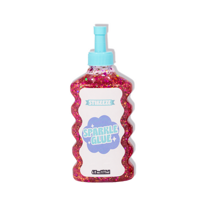 Stikeeze Sparkle Confetti Glue | Scarlet Sparkle | 177ml