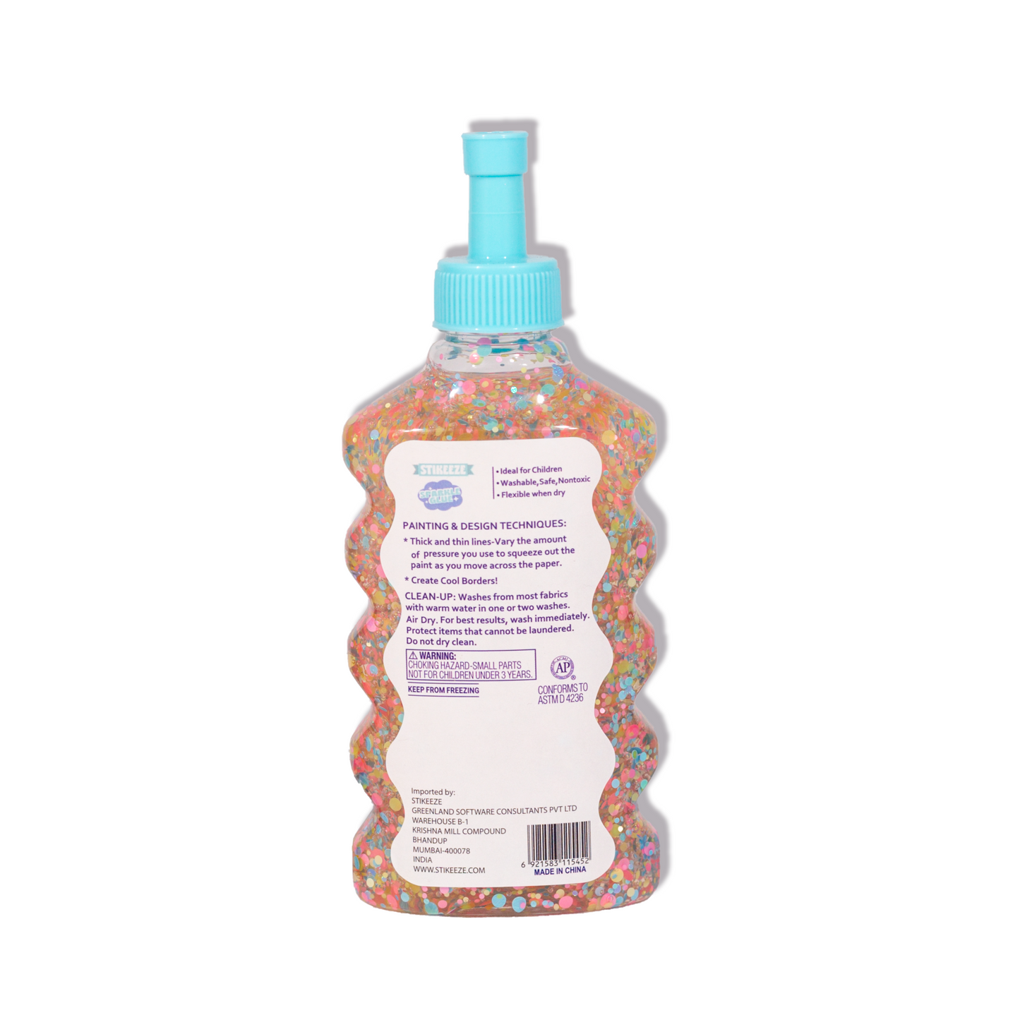 Stikeeze Sparkle Confetti Glue | Pop Surprise | 177ml