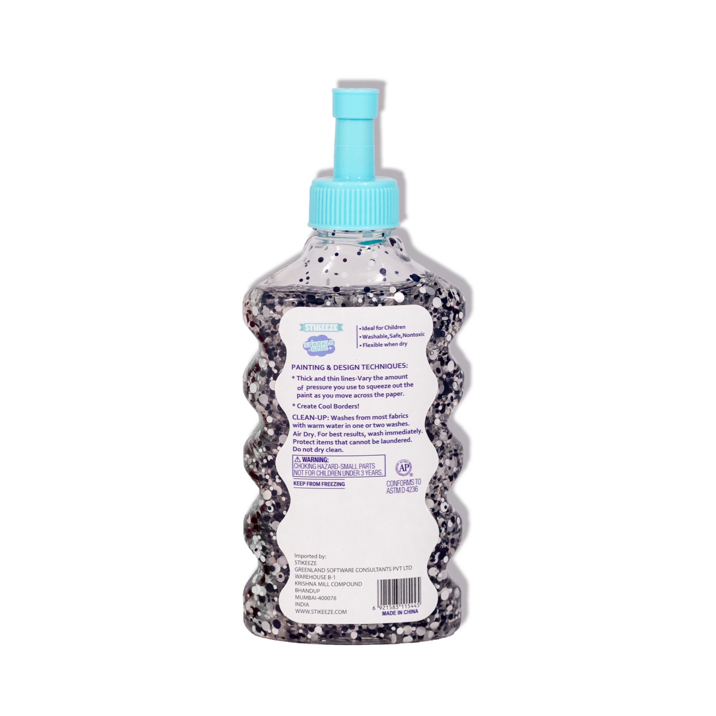 Stikeeze Sparkle Confetti Glue | Polka Dot Party | 177ml