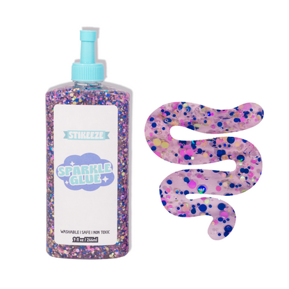 Stikeeze Sparkle Confetti Glue | Berry Burst | 266ml