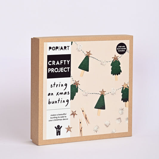 Crafty Project | String an Xmas Bunting