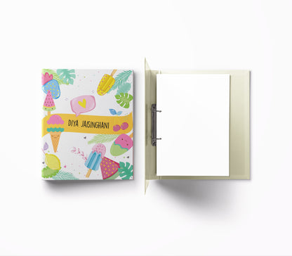 A4 Vertical Clip Binder File | Personalised