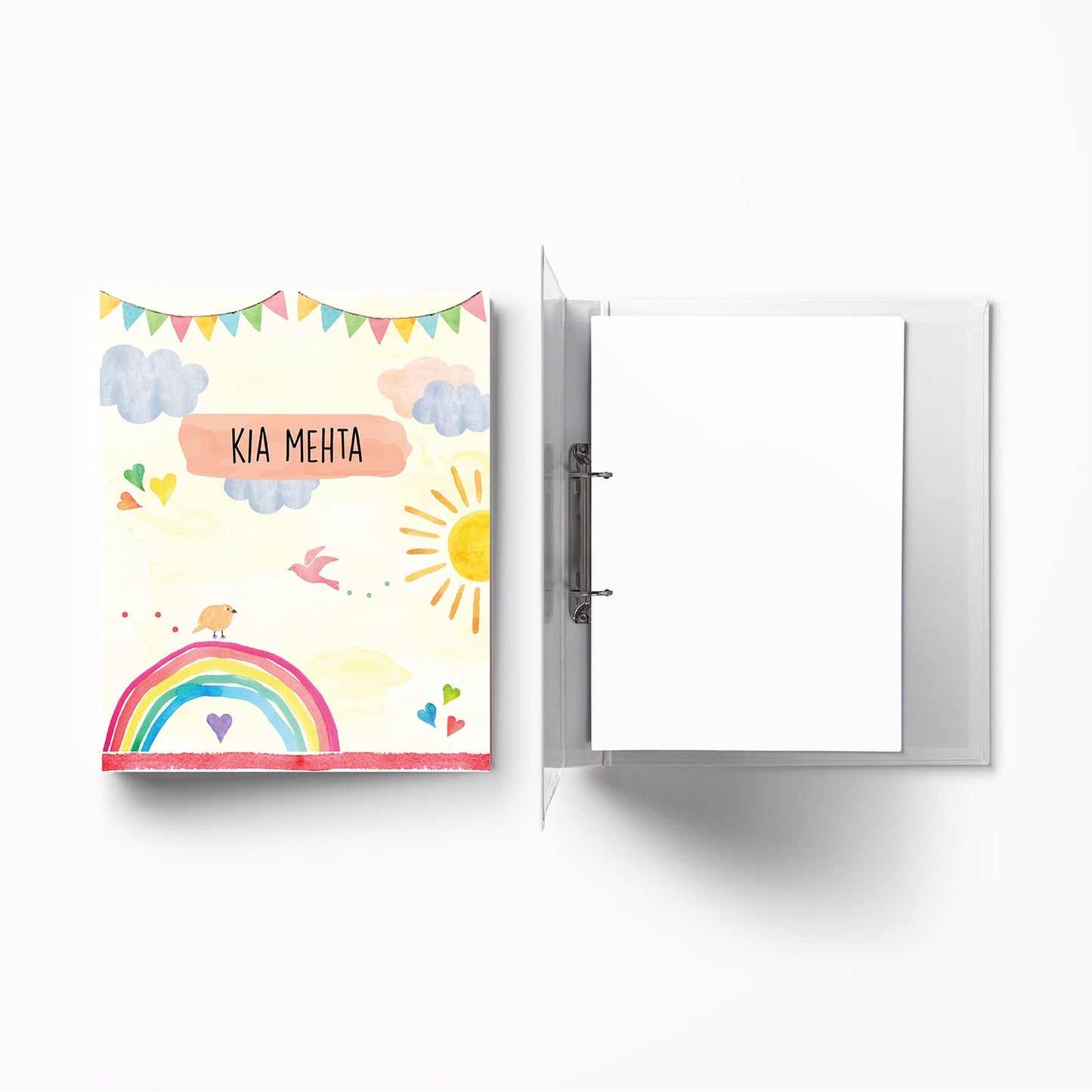 A4 Vertical Clip Binder File | Personalised