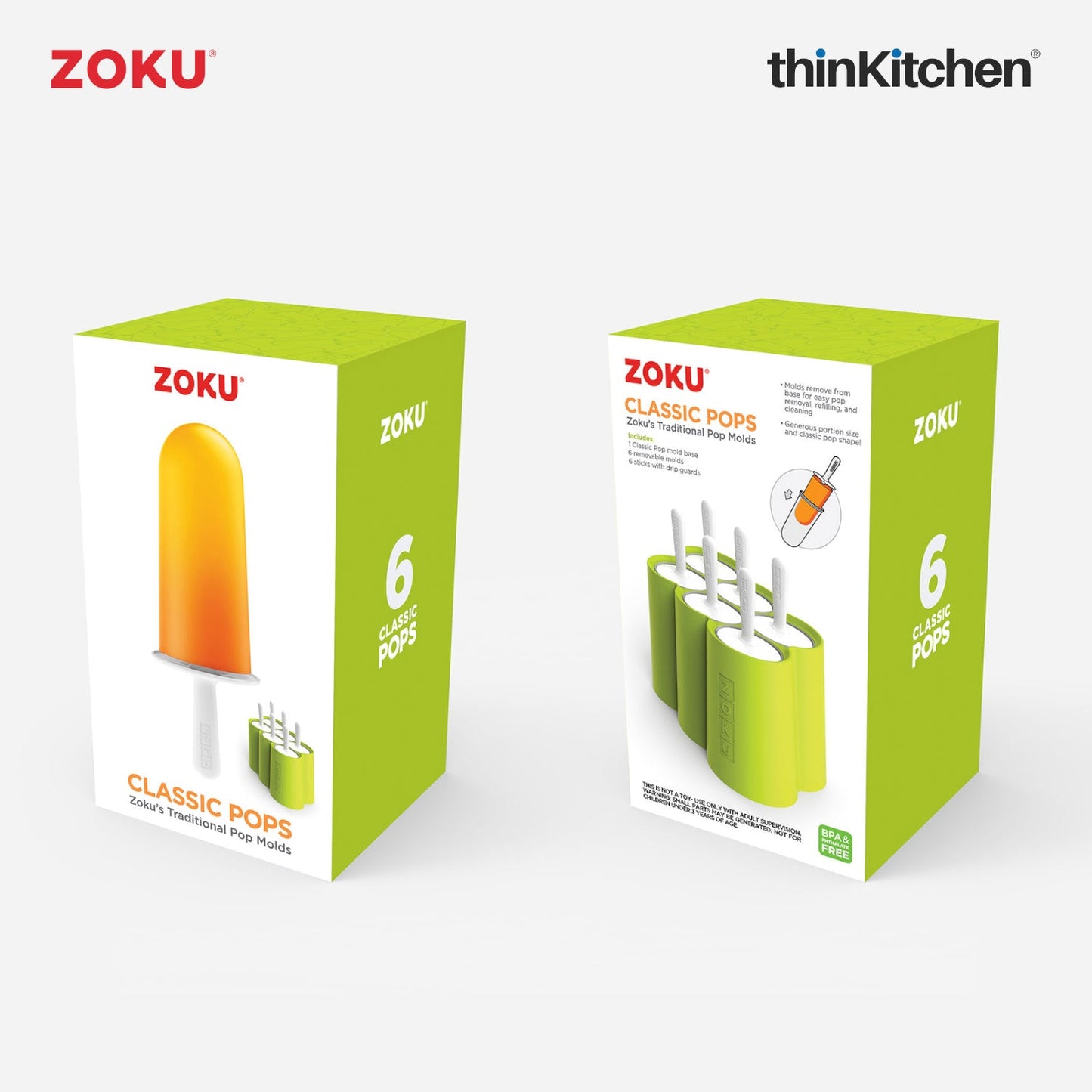 thinKitchen™ Zoku Classic Pop Mold