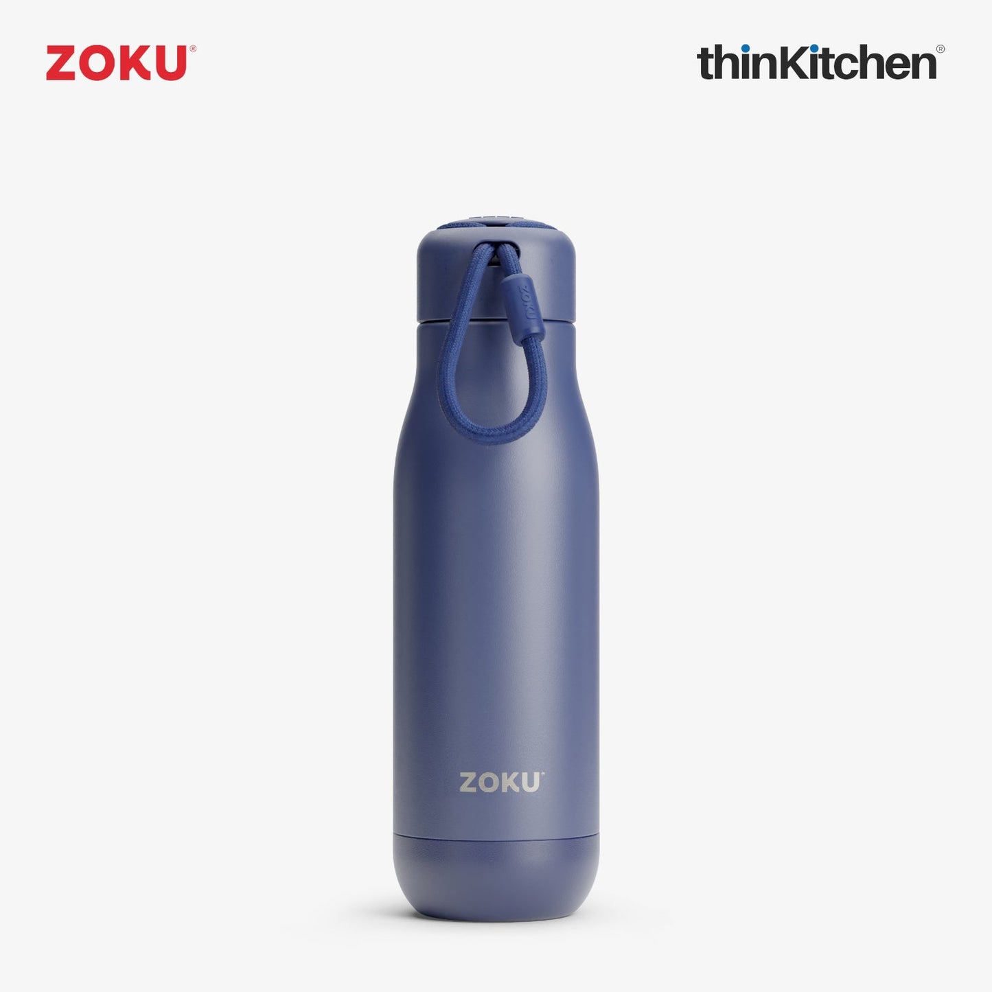 thinKitchen™ Zoku Navy Stainless Steel Bottle, 500ml