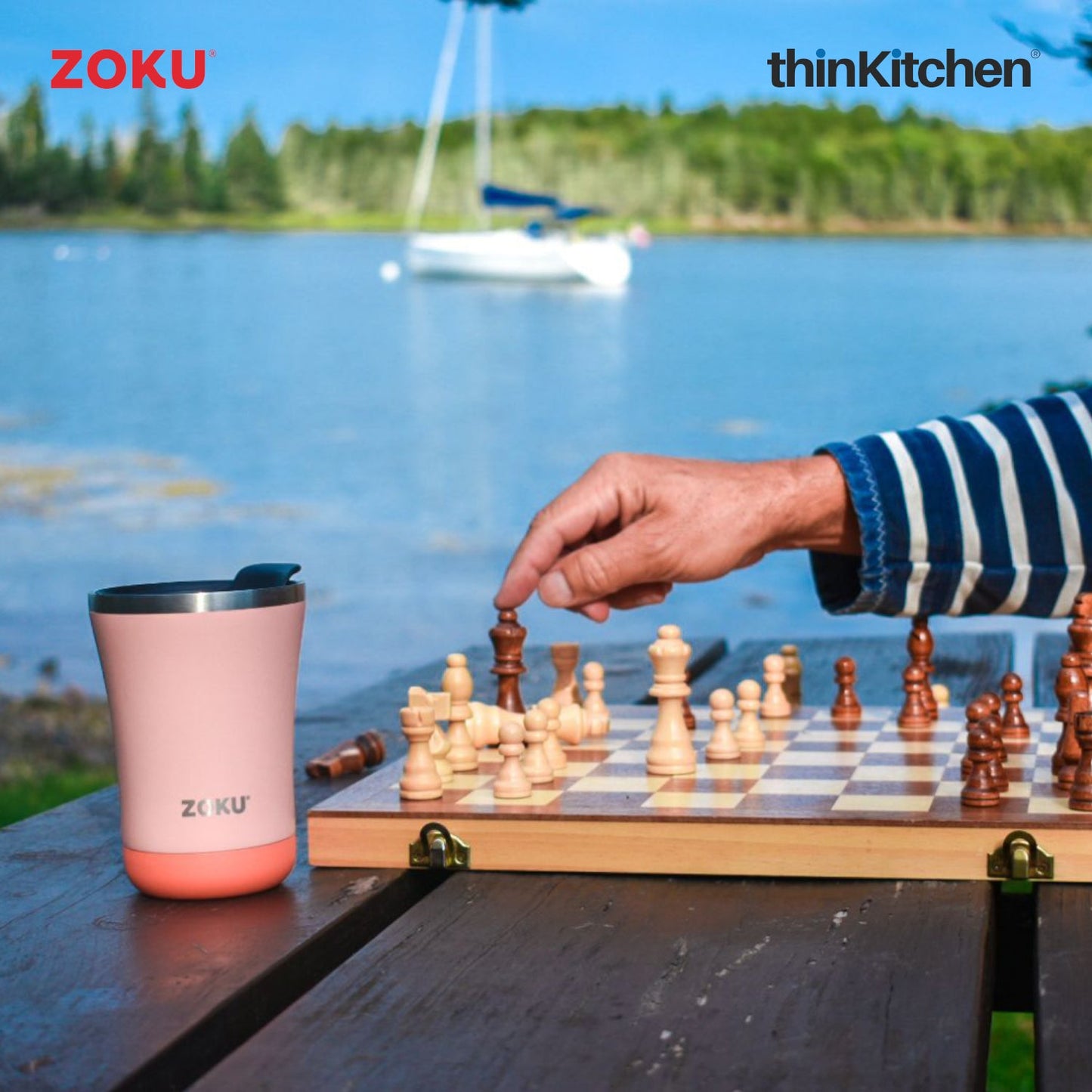 thinKitchen™ Zoku Coral 3in1 Tumbler, 350ml