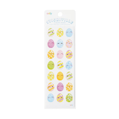 Stickiville Stickers: Easter Eggs - Skinny (2 Sheets)