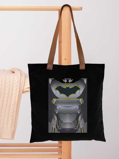 Suit up Batman Casual Tote Bag - Polycotton - Black