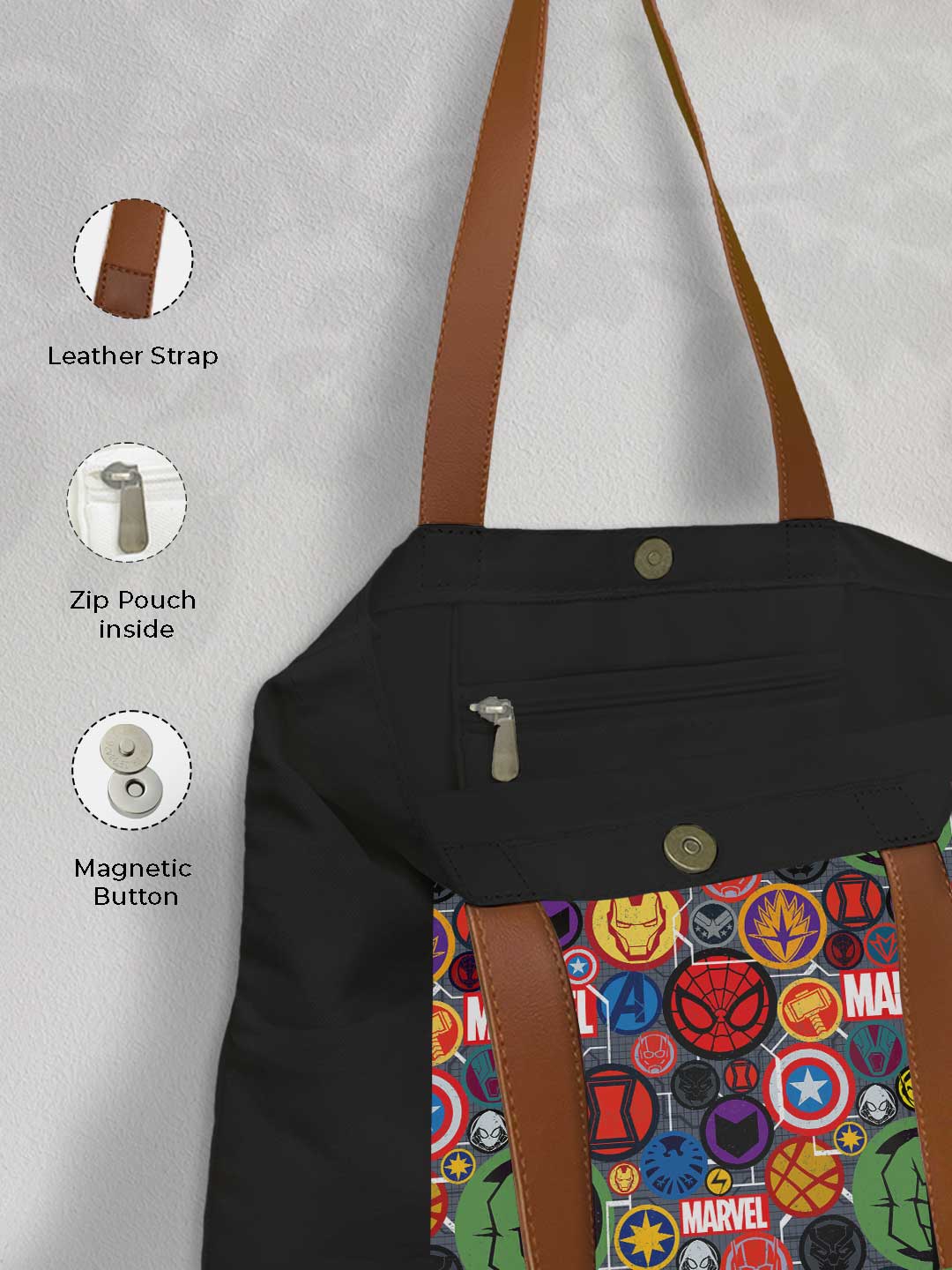 Marvel shops Inspired Pearl Tote Bag