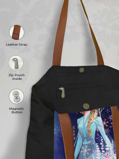 Strong elsa Casual Tote Bag - Polycotton - Black