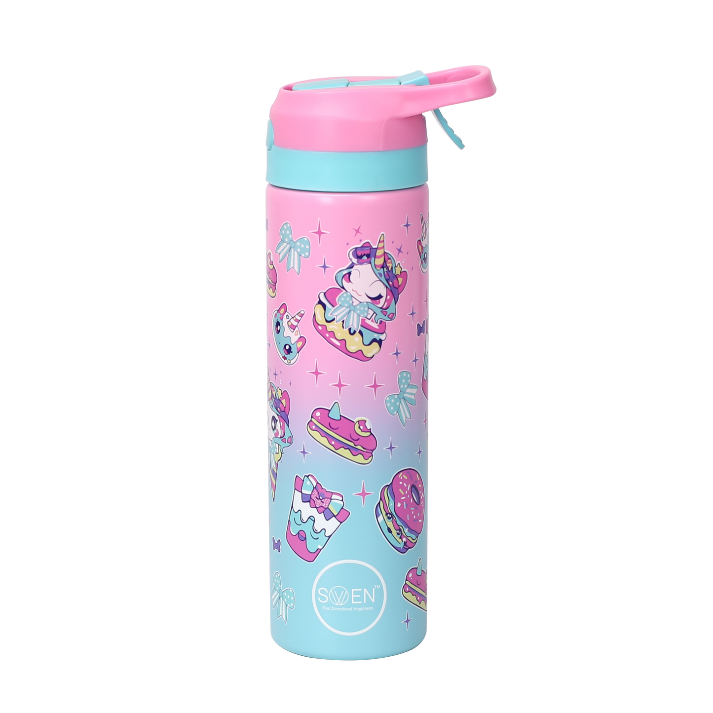 Insulated Stainless Steel Pink Color Mist Bottle - 520 ml