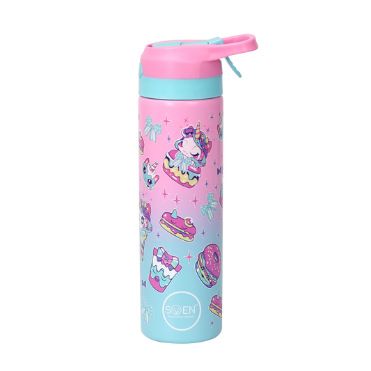 Insulated Stainless Steel Pink Color Mist Bottle - 520 ml