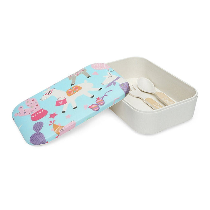 Little Surprise Box Magical Unicorn Theme 7 pcs Eco friendly Bamboo Fibre Meal set for Kids