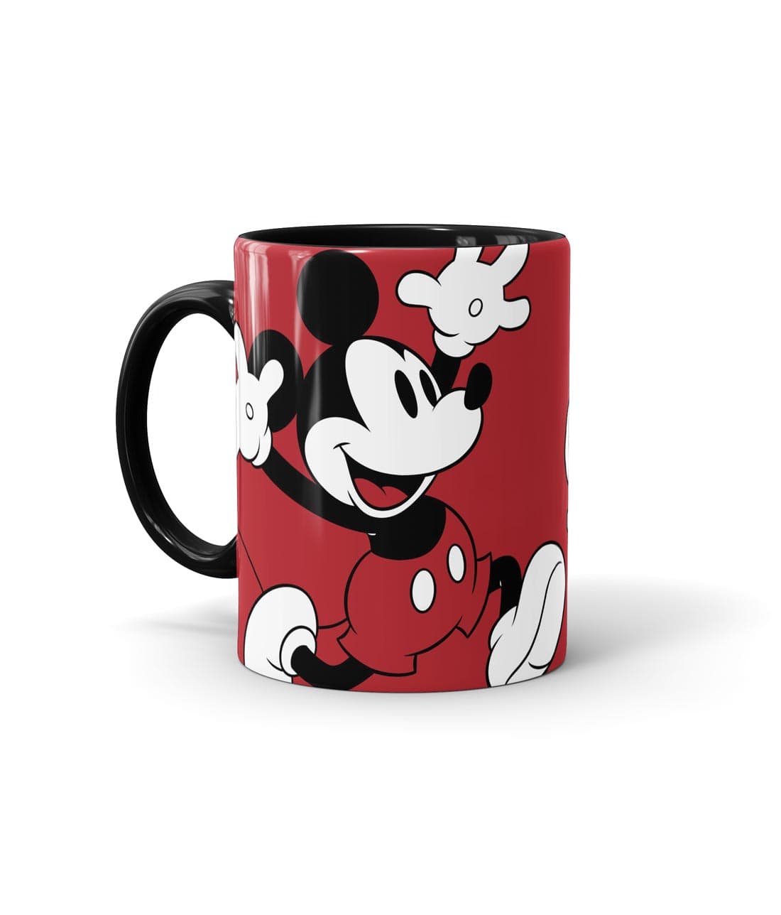 Mickey brings Trouble - Coffee Mugs Black