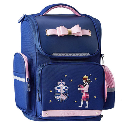 Pink Bow Ergonomic School Backpack for Kids, 15.5 inch