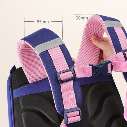 Pink Bow Ergonomic School Backpack for Kids, 15.5 inch