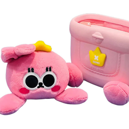 Little Surprise Box Pink Bunny SoftToy Backpack for Toddlers & Kids