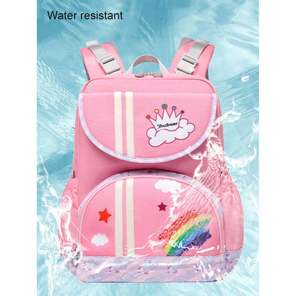 Little Surprise Box Pink Rainbow Splash Ergonomic School Backpack for Kids