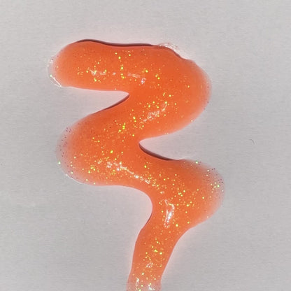 Stikeeze Glow in the Dark Sparkly Glue | Neon Orange  | 177ML