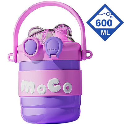 Little Surprise Box Purple & Pink 2 Way Lid Style Moco Kids Water, 600 Ml