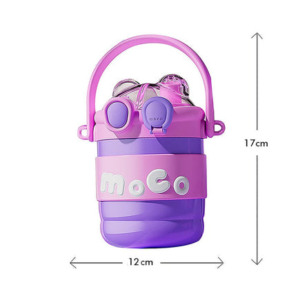 Little Surprise Box Purple & Pink 2 Way Lid Style Moco Kids Water, 600 Ml