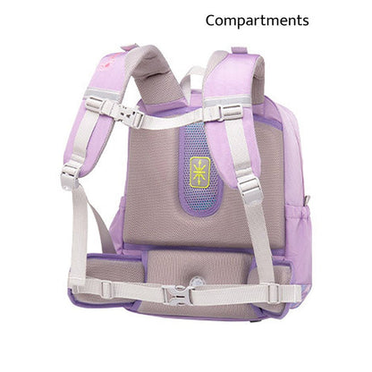 Little Surprise Box Purple Rainbow Splash Ergonomic School Backpack for Kids